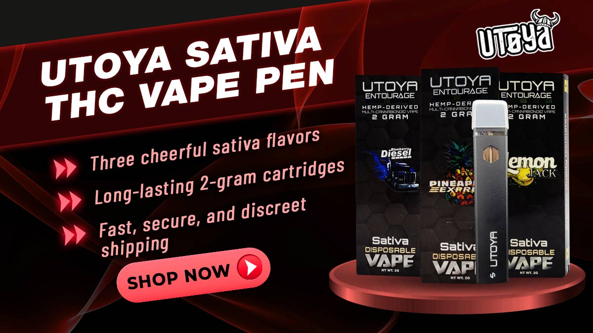 Utoya Sativa THC Vape Pen